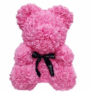 ROSE BEAR LARGE 40cm Ρόζ